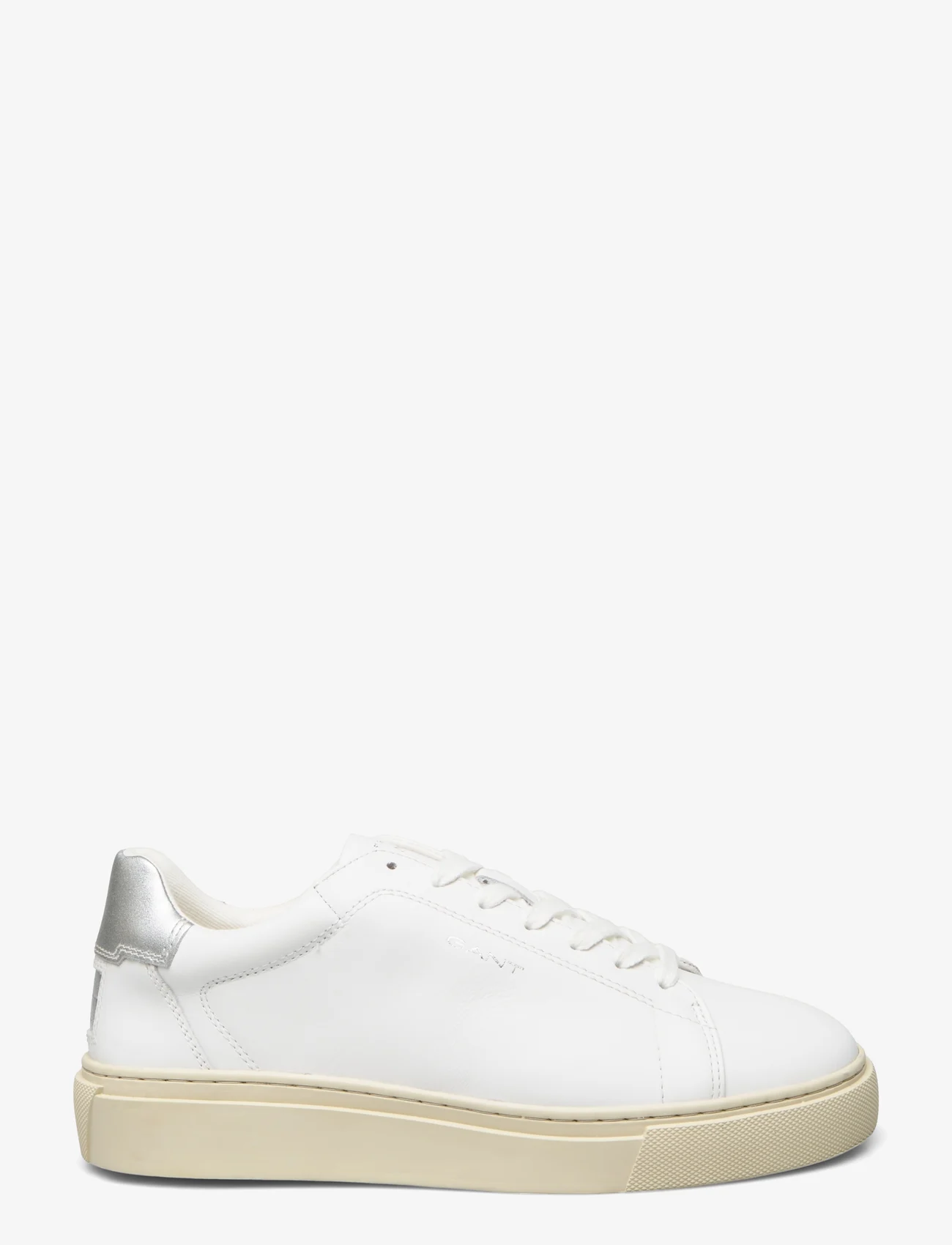 GANT - Julice Sneaker - sportiska stila apavi ar pazeminātu potītes daļu - white/silver - 1