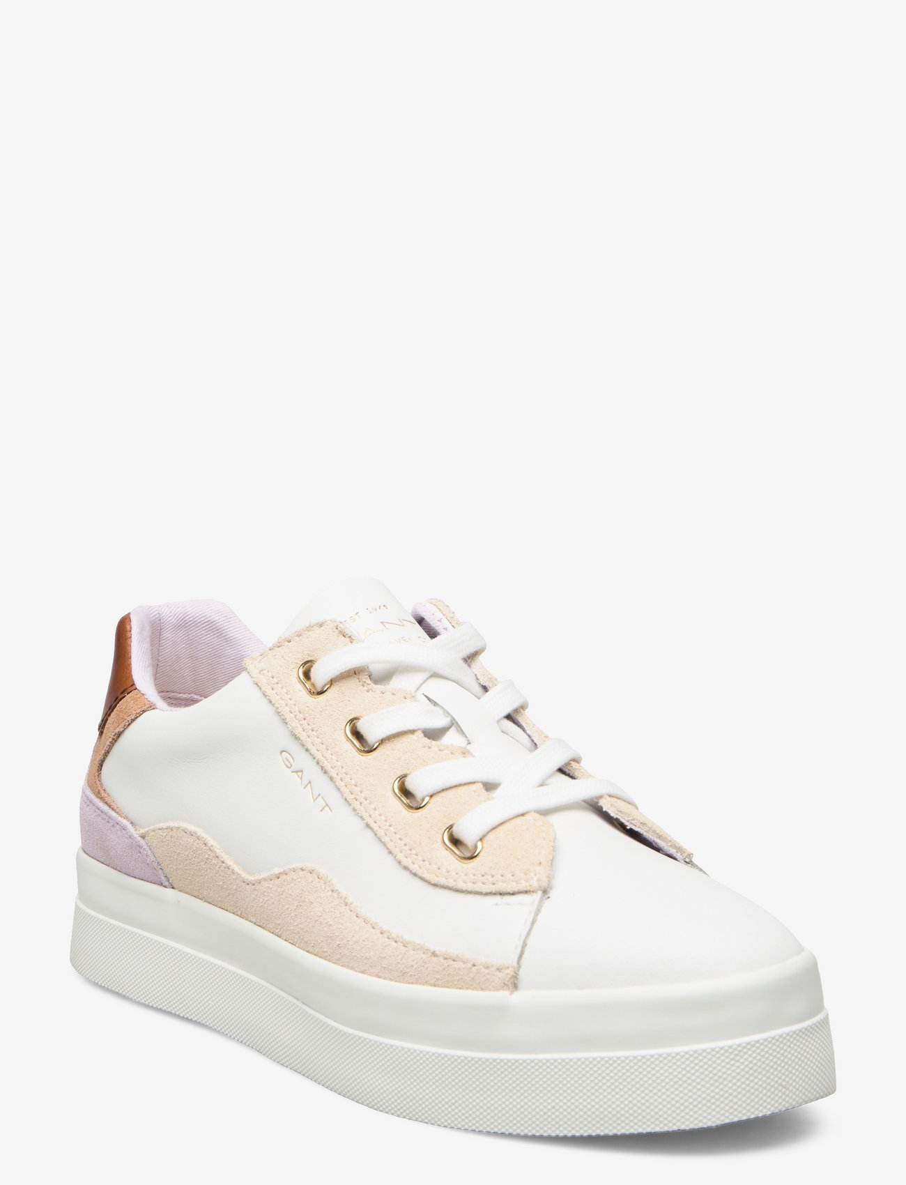 GANT - Avona Sneaker - låga sneakers - white/lavender - 0