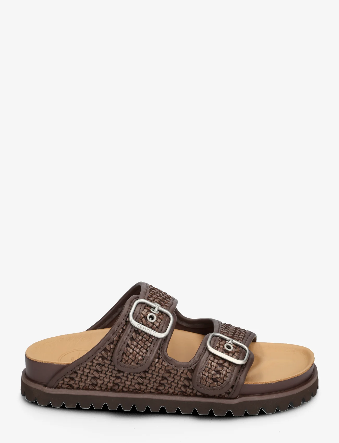 GANT - Mardale Sandal - flat sandals - dark brown - 1