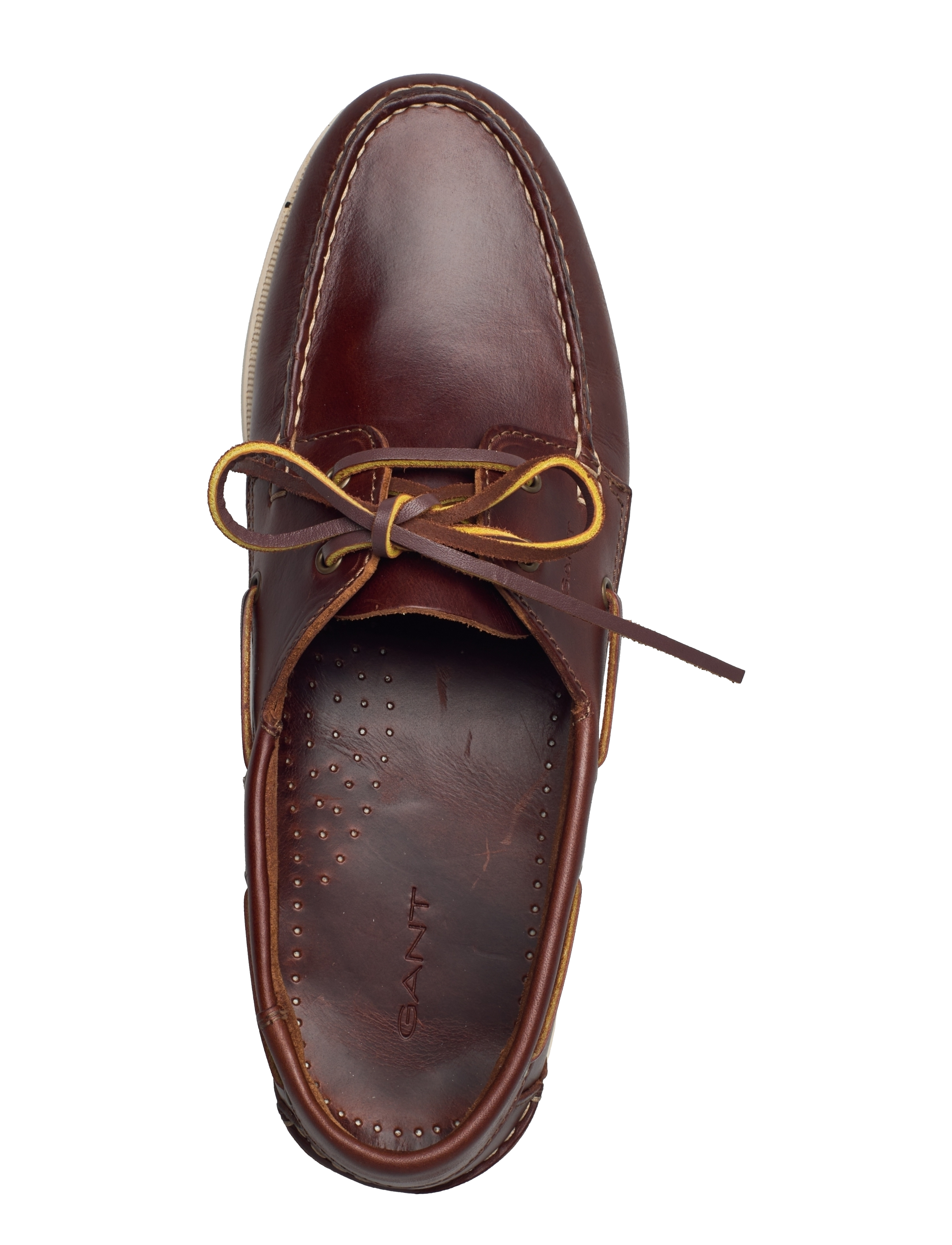 GANT - Prinnce Low Lace Shoe - cognac - 3