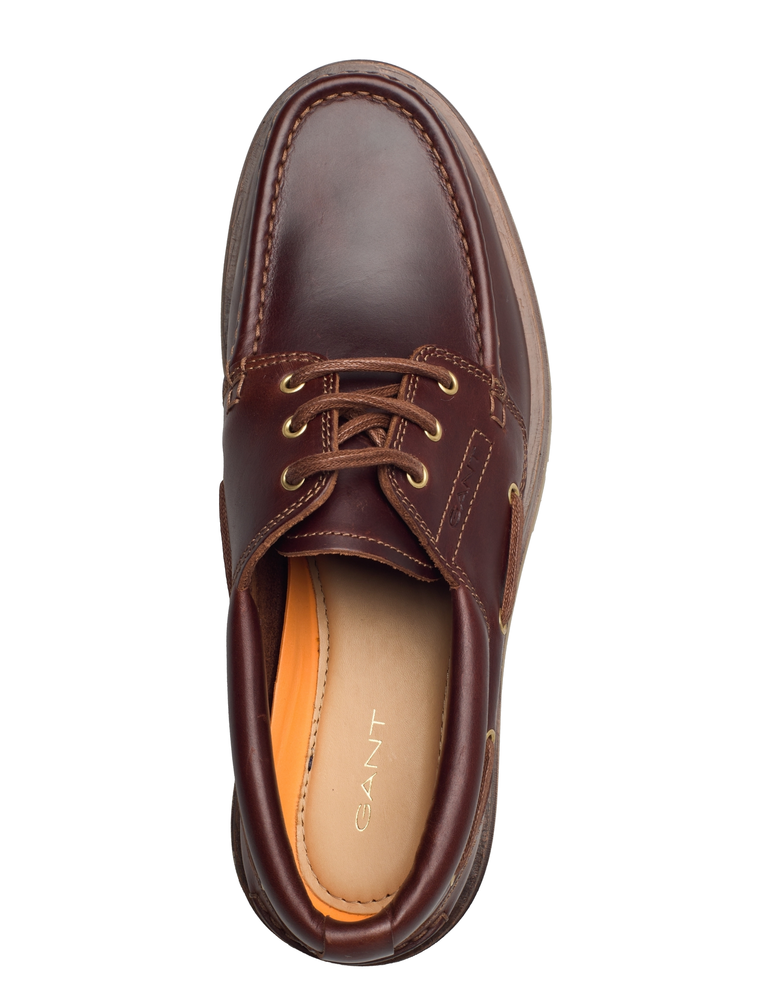 GANT - Zeamee Low Lace Shoe - cognac - 3