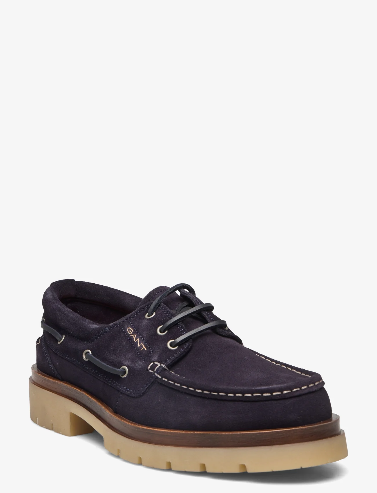 GANT - Zeamee Low Lace Shoe - spring shoes - marine - 0
