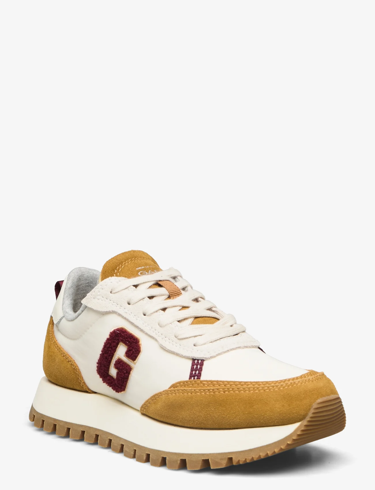 GANT - Caffay Sneaker - sportiska stila apavi ar pazeminātu potītes daļu - cream/cognac - 0