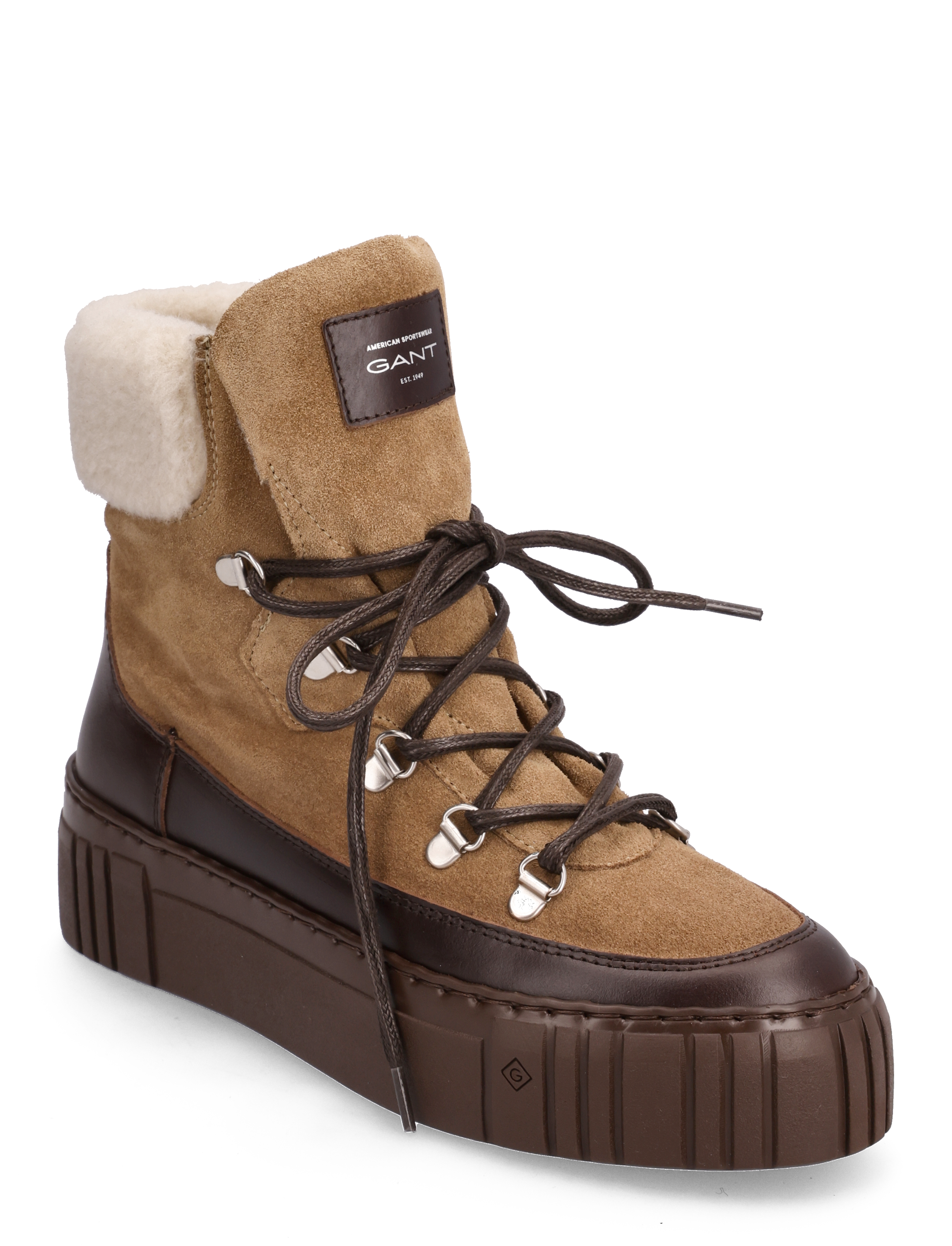 TAUPE/DARK BROWN