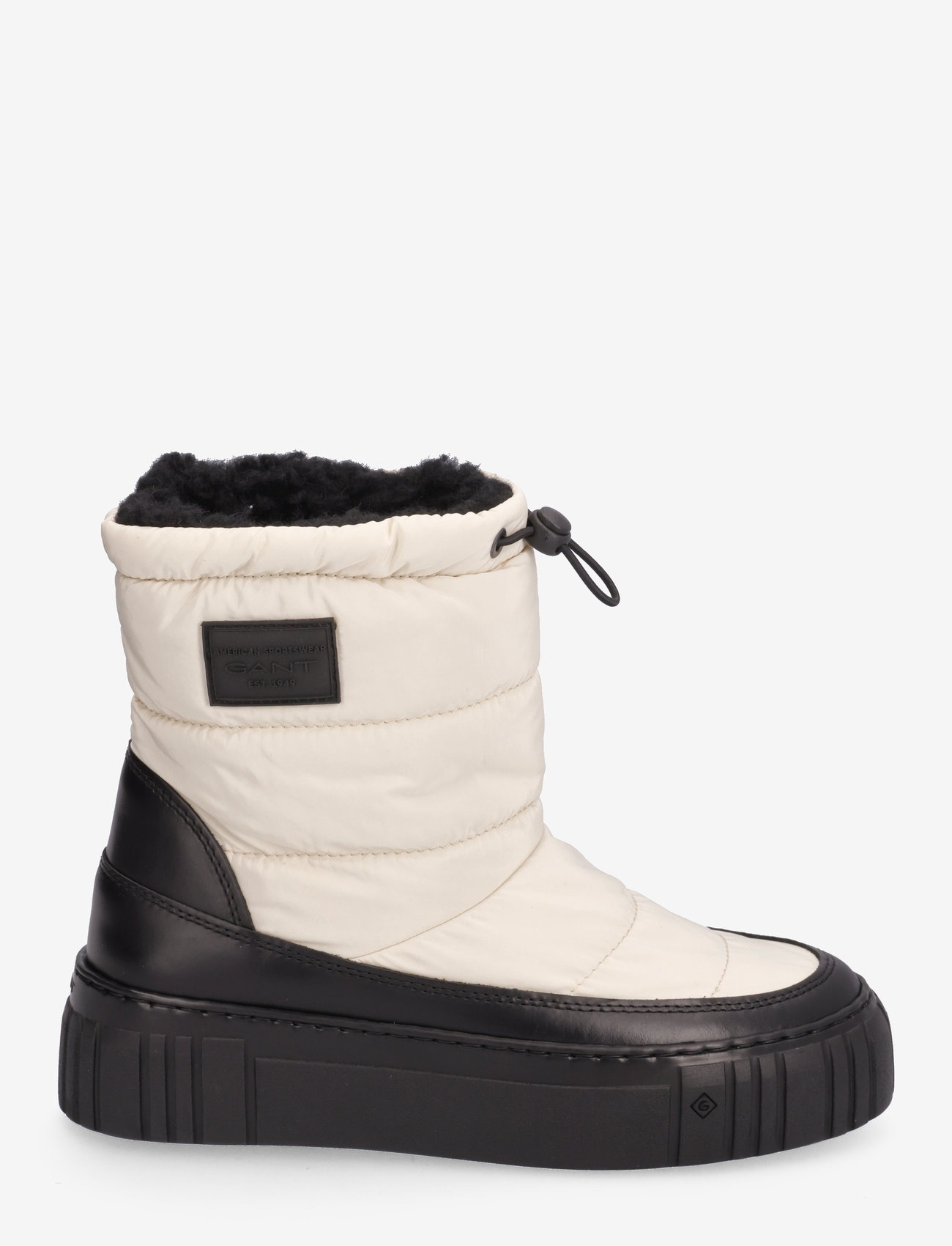 GANT - Snowmont Mid Boot - winter shoes - black/beige - 1