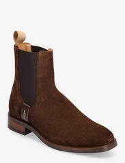 GANT - Fayy Chelsea Boot - flat ankle boots - dark brown - 0