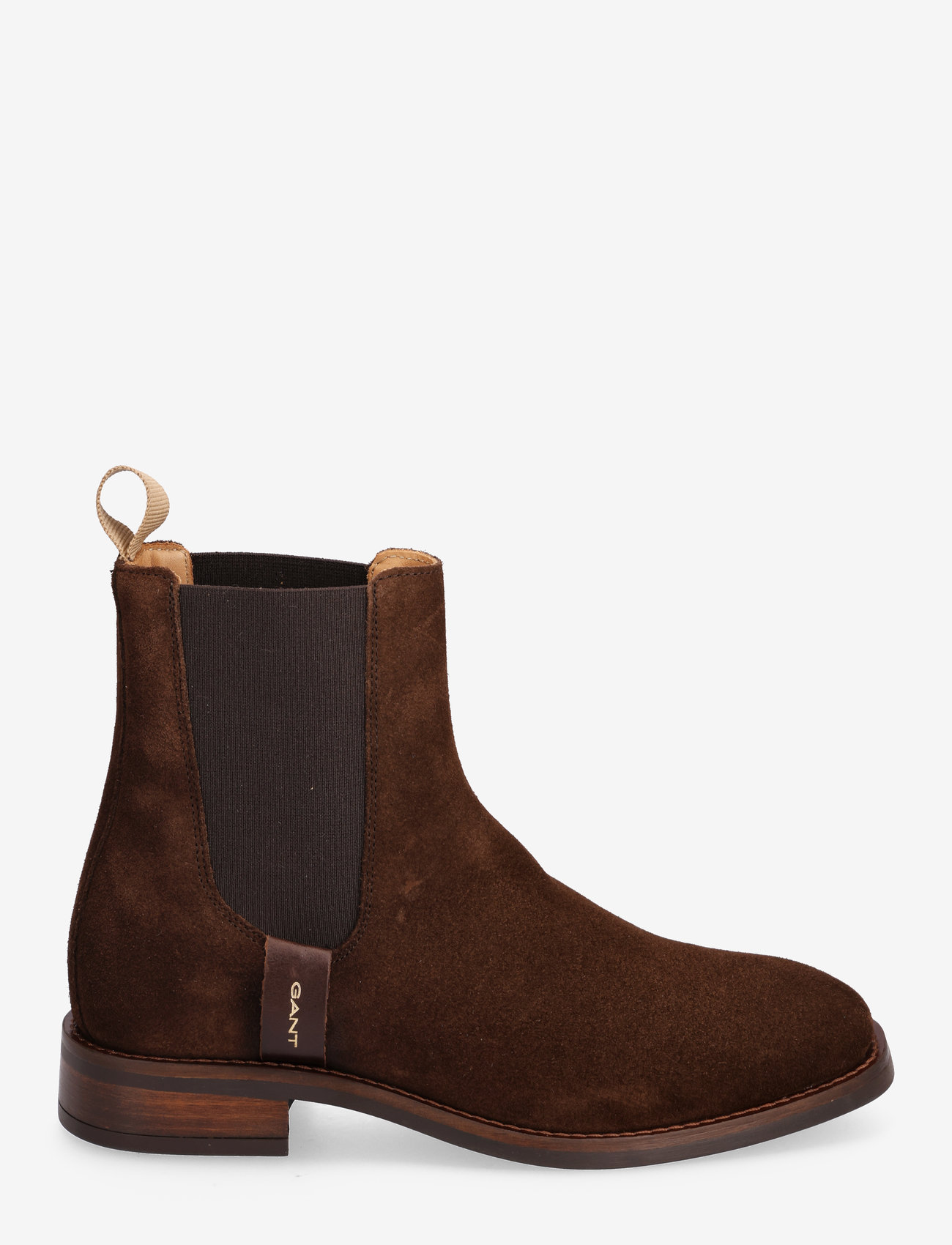 GANT - Fayy Chelsea Boot - flat ankle boots - dark brown - 1