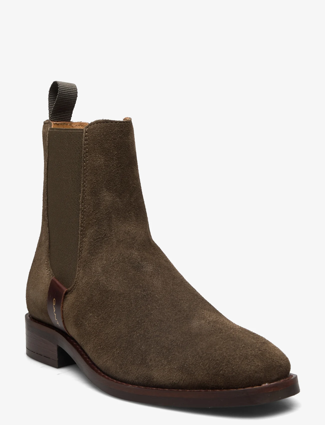 GANT - Fayy Chelsea Boot - flat ankle boots - dark olive - 0