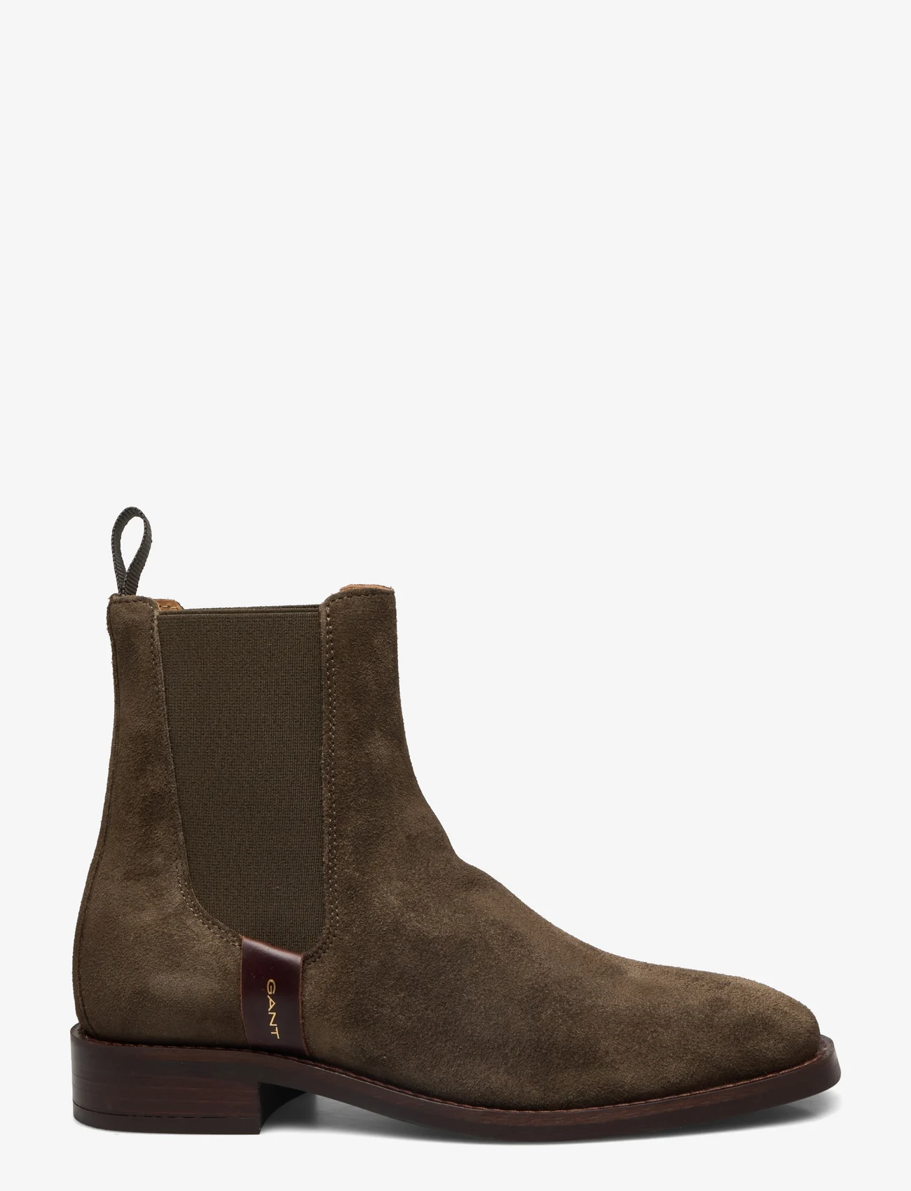 GANT - Fayy Chelsea Boot - flat ankle boots - dark olive - 1