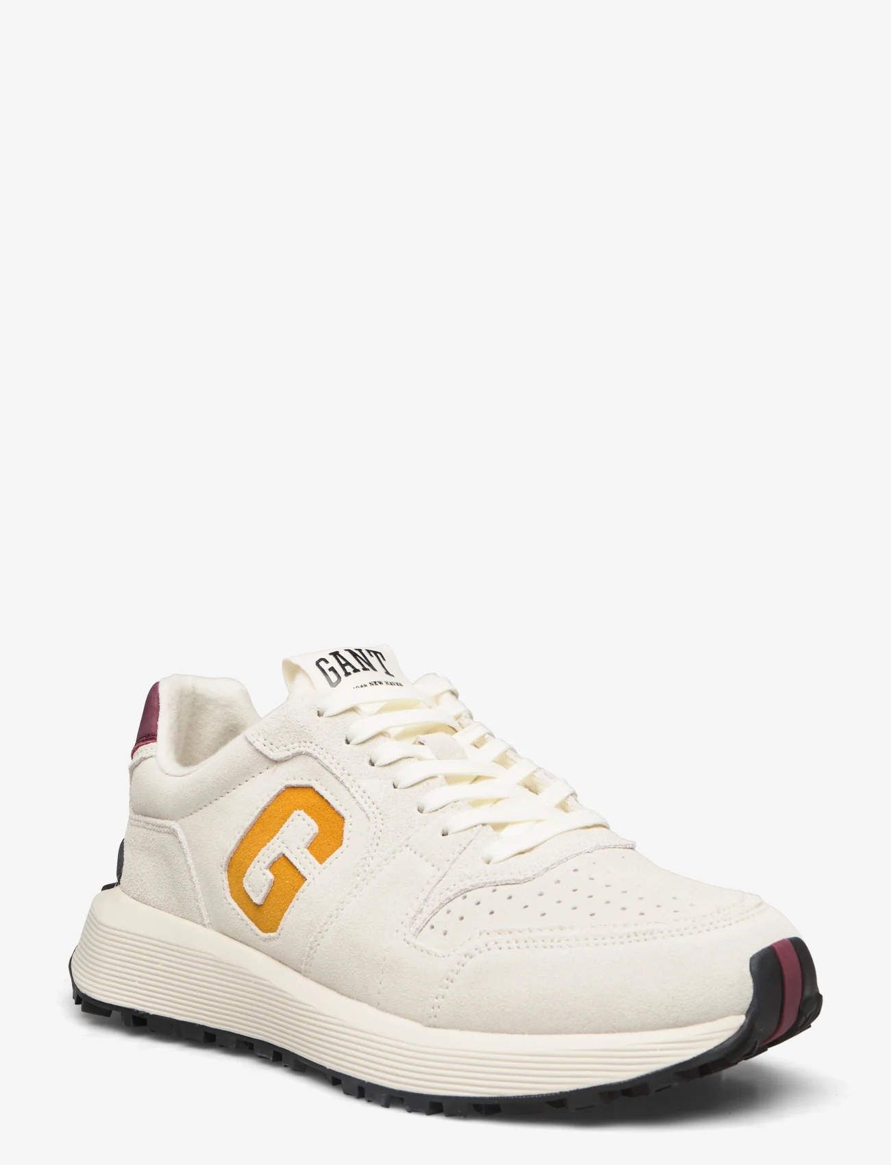 GANT - Ronder Sneaker - ar pazeminātu potītes daļu - white/yellow - 0