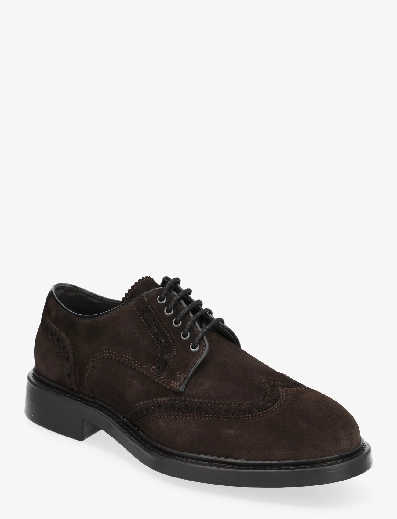 GANT - Millbro Low Lace Shoe - Šņorējamas kurpes - dark brown - 0