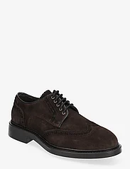 GANT - Millbro Low Lace Shoe - laced shoes - dark brown - 0