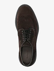 GANT - Millbro Low Lace Shoe - Šņorējamas kurpes - dark brown - 4