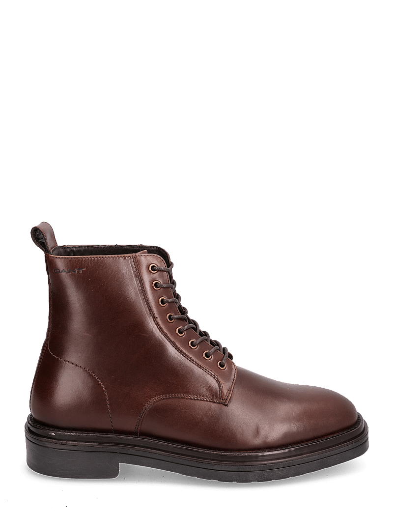 GANT - Boggar Mid Boot - støvler med snøre - dark brown - 1