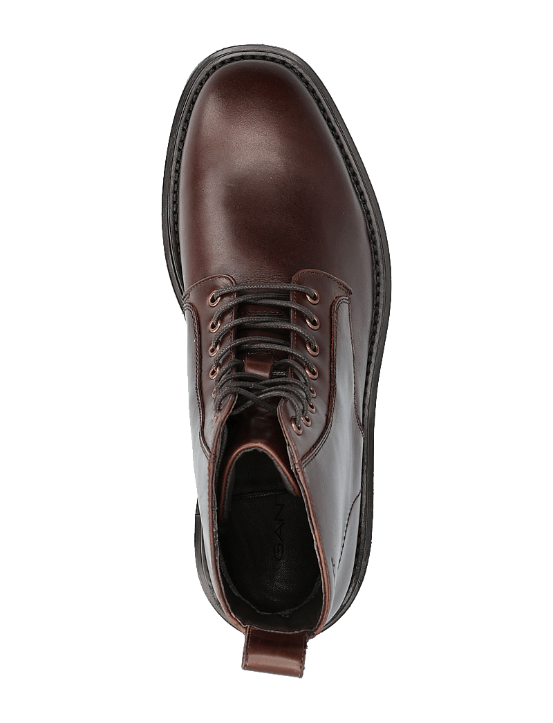GANT - Boggar Mid Boot - støvler med snøre - dark brown - 3