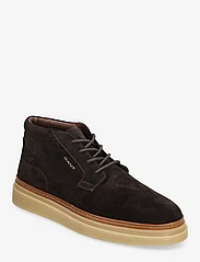 GANT - Kinzoon Mid Boot - veter schoenen - espresso brown - 0