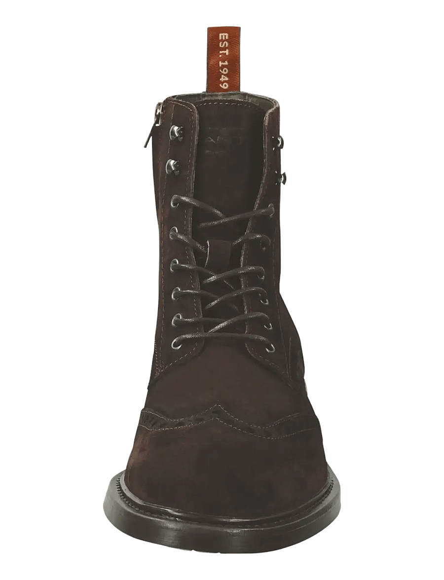 Gant - Millbro Mid Boot - paeltega saapad - dark brown - 2