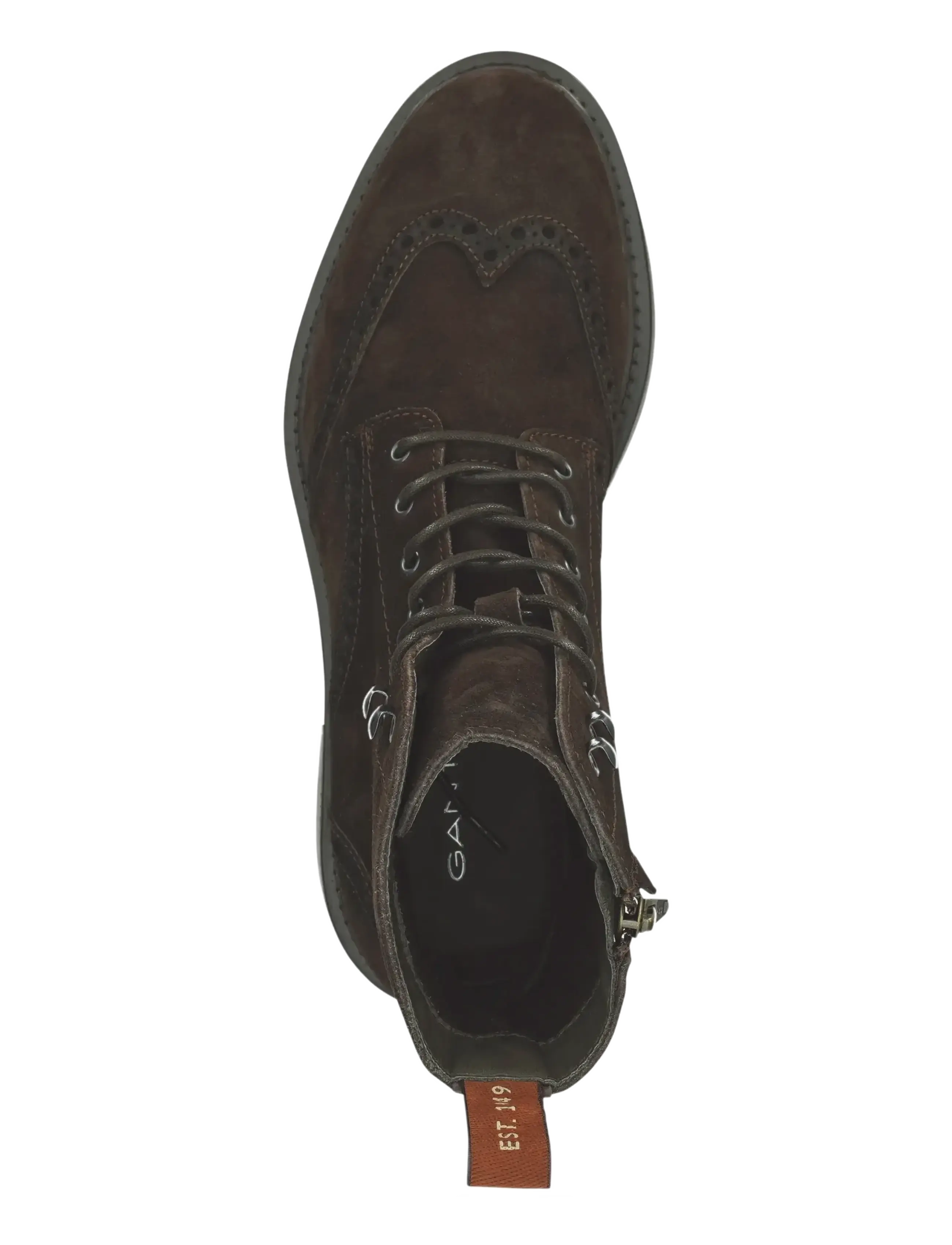 Gant - Millbro Mid Boot - paeltega jalanõud - dark brown - 4