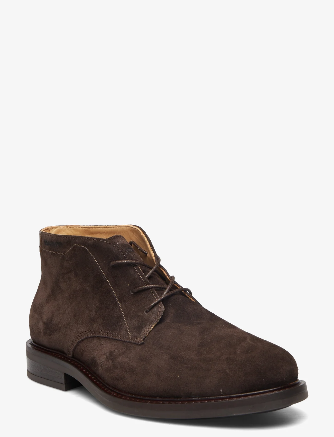 GANT - St Fairkon Mid Boot - støvler med snøre - dark brown - 0