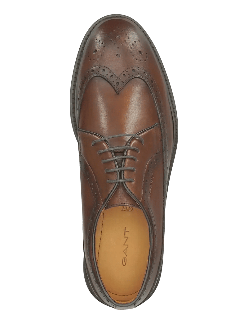 GANT - Bidford Low Lace Shoe - brogues - cognac - 4
