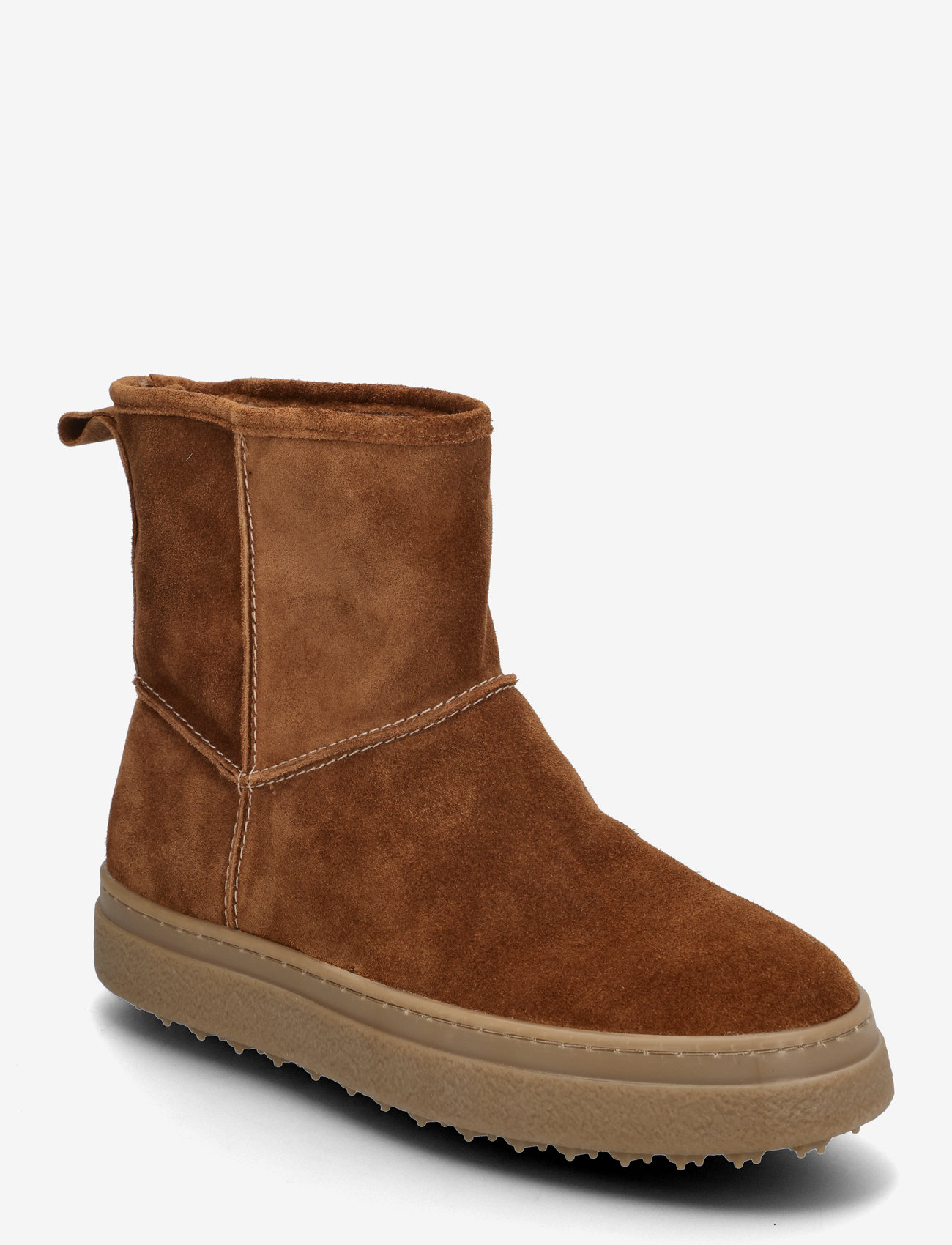 GANT - Snowhill Mid Boot - platte enkellaarsjes - cognac - 0