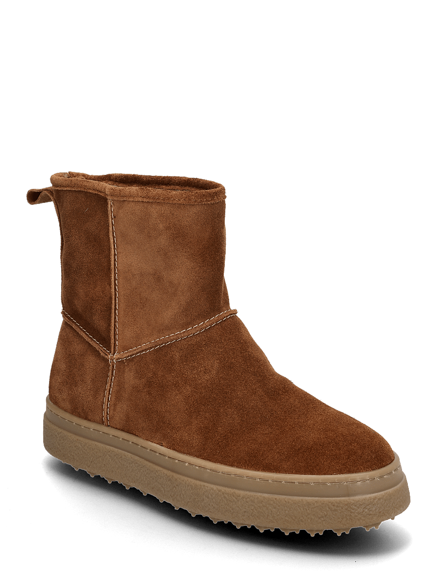 Gant - Snowhill Mid Boot - platta ankelboots - cognac - 0