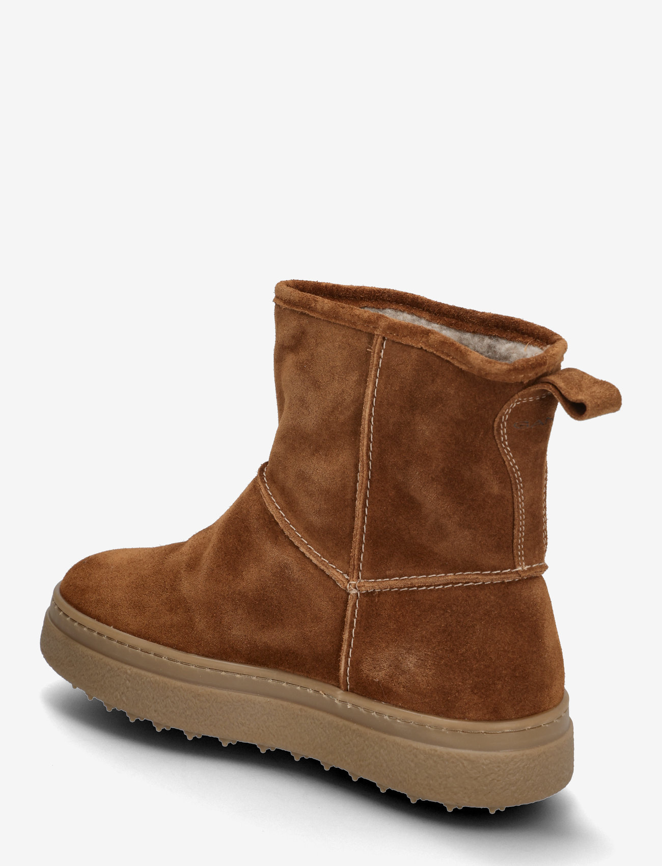 GANT - Snowhill Mid Boot - platte enkellaarsjes - cognac - 2