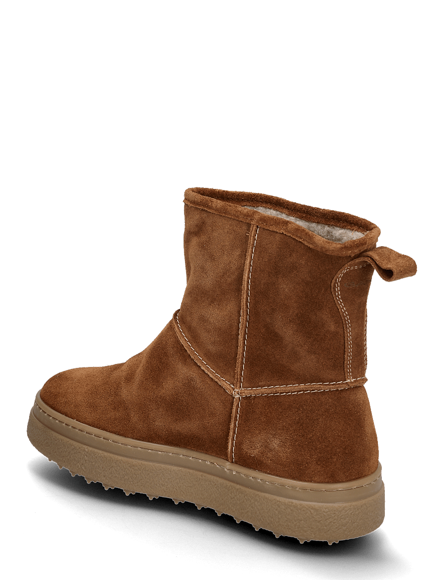 Gant - Snowhill Mid Boot - platta ankelboots - cognac - 2