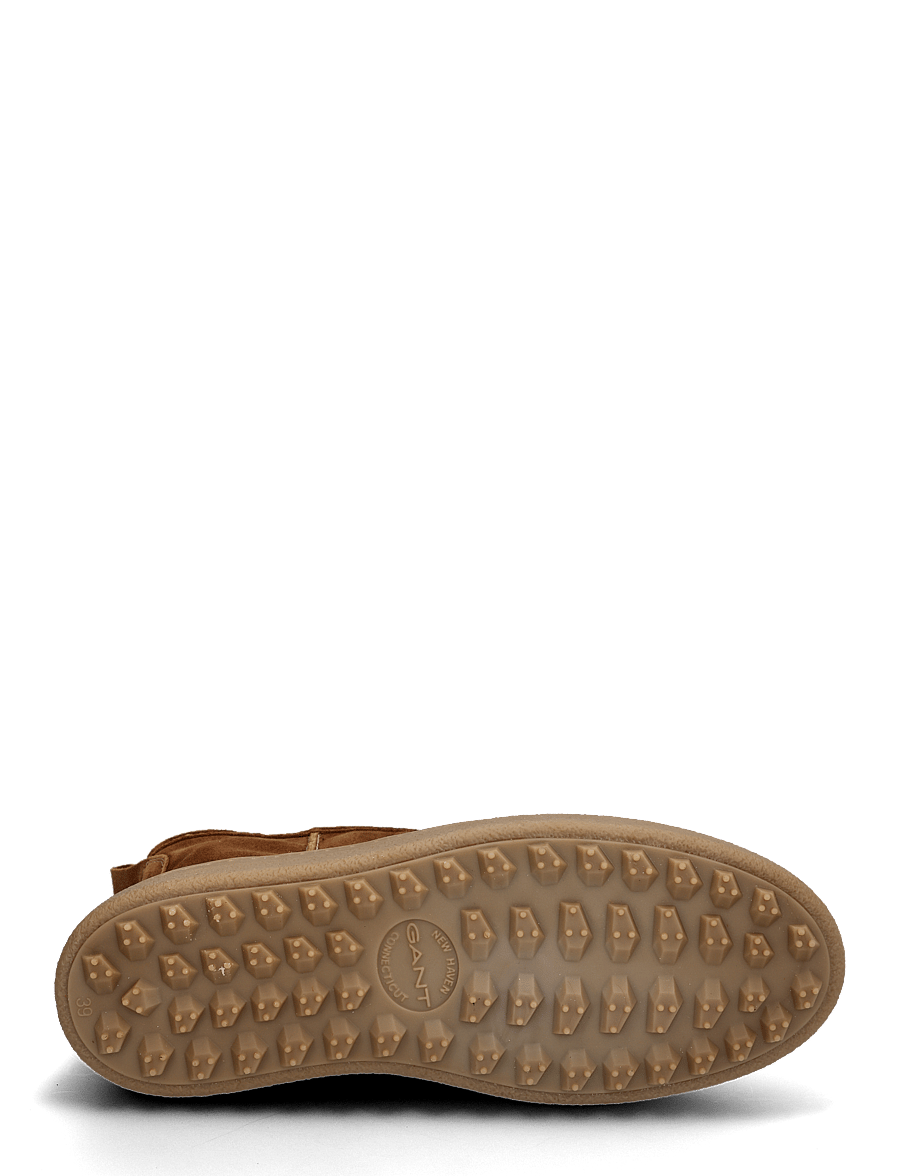 Gant - Snowhill Mid Boot - platta ankelboots - cognac - 4