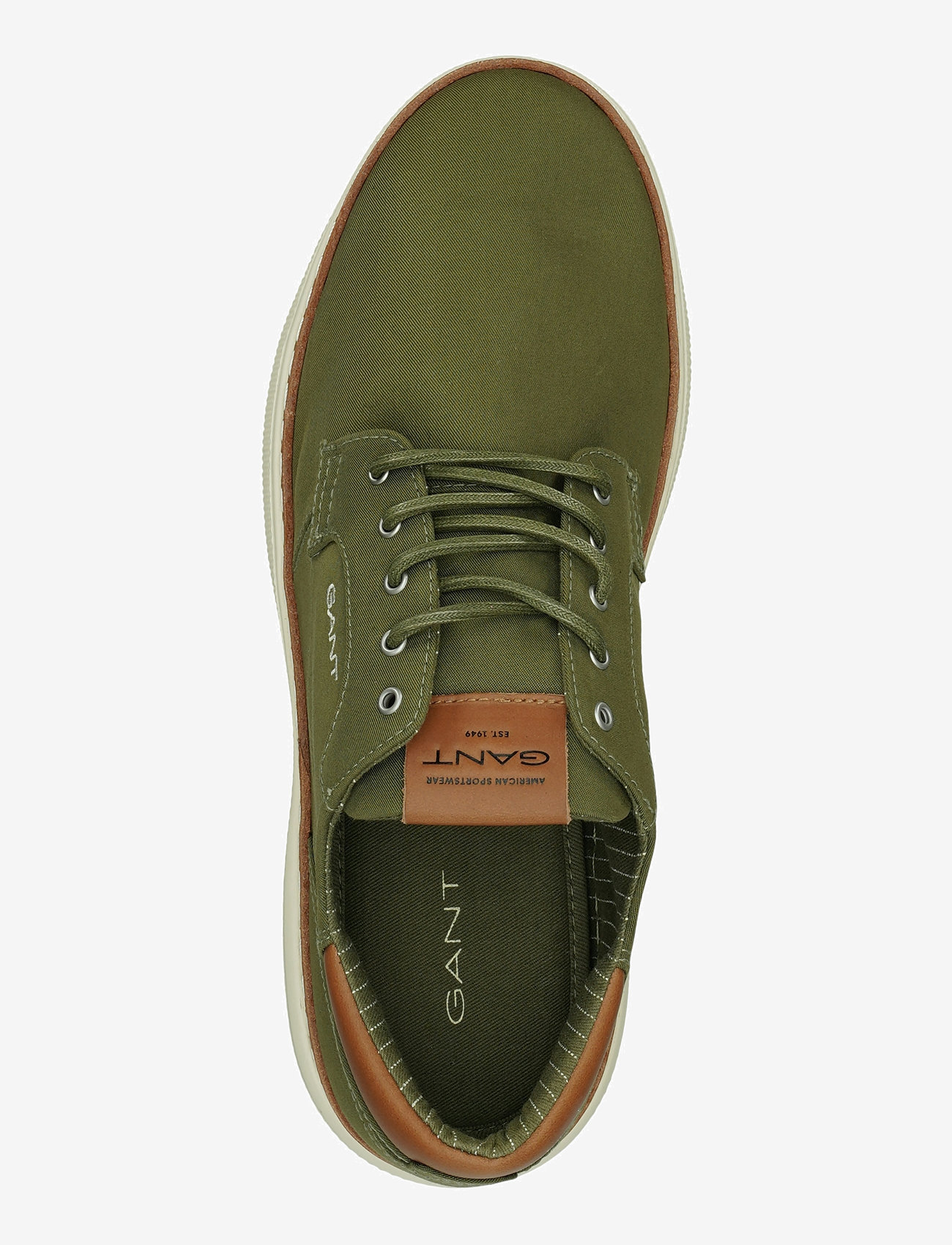 Gant - San Prep Low Lace Shoe - niedriger schnitt - dark olive - 4