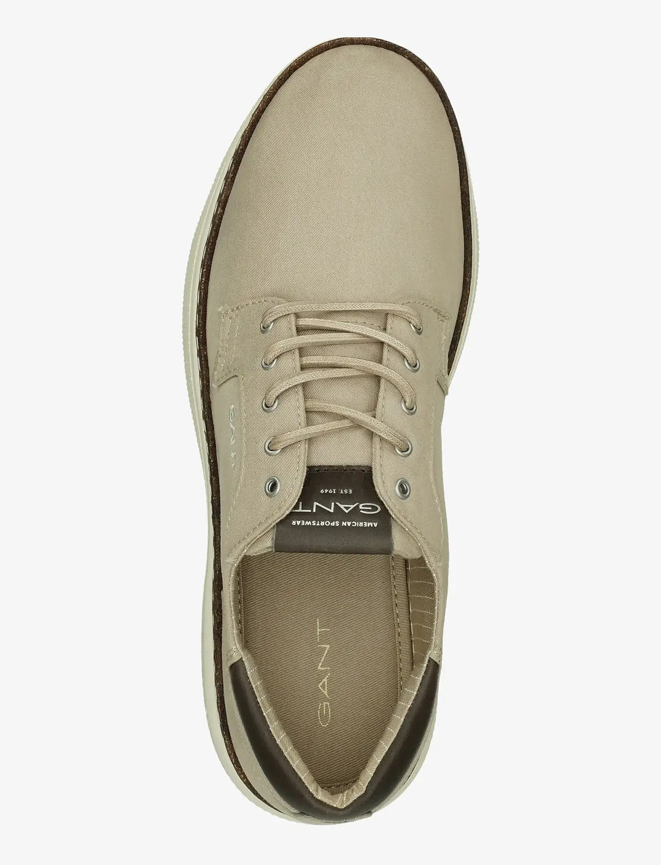 GANT - San Prep Low Lace Shoe - låga sneakers - taupe - 4