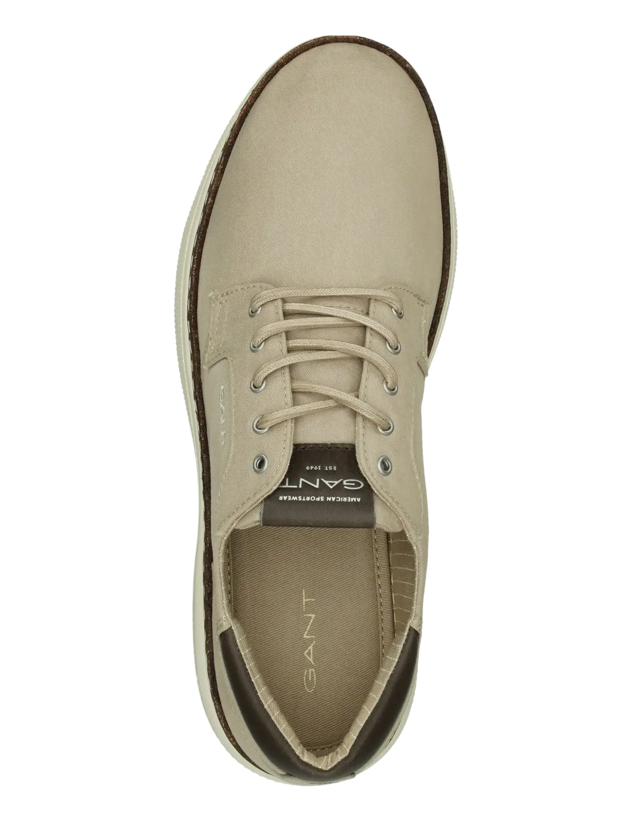 Gant - San Prep Low Lace Shoe - taupe - 4