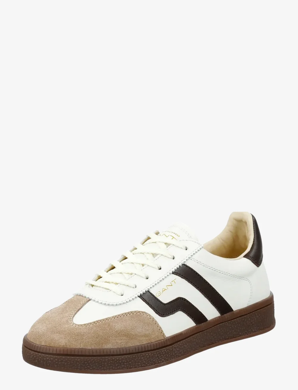 GANT - Cuzima Sneaker - låga sneakers - off white/brown - 0