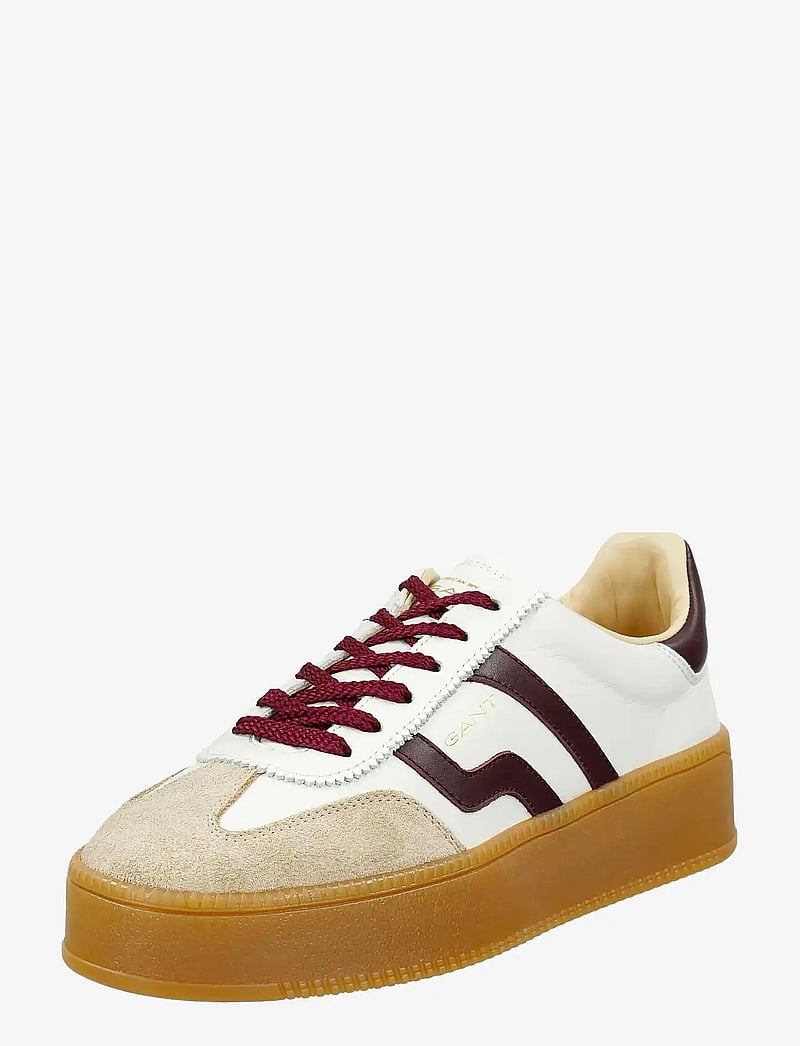 GANT - Cuzmani Sneaker - madala säärega tossud - off white/plum red - 0