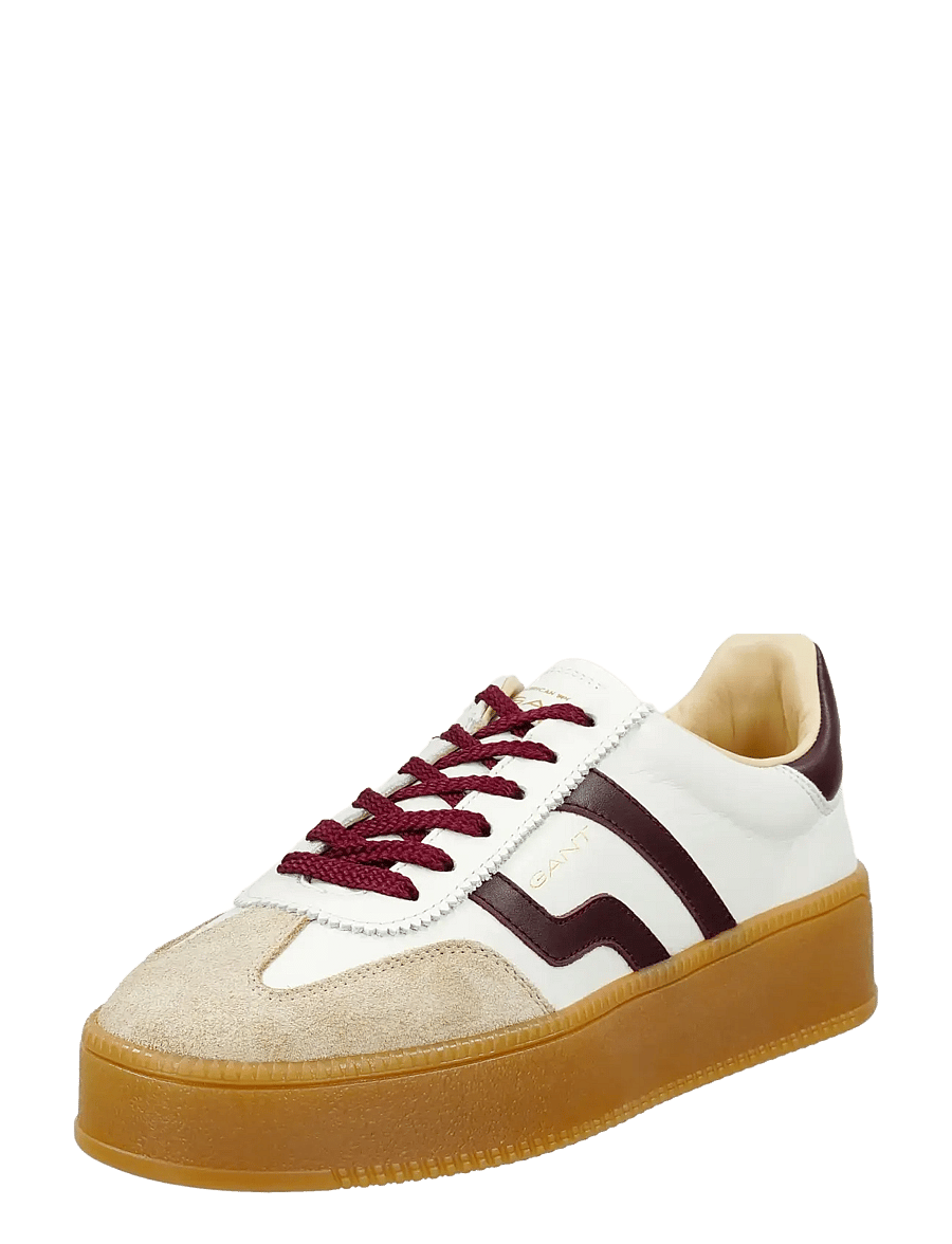 Gant - Cuzmani Sneaker - off white/plum red - 3