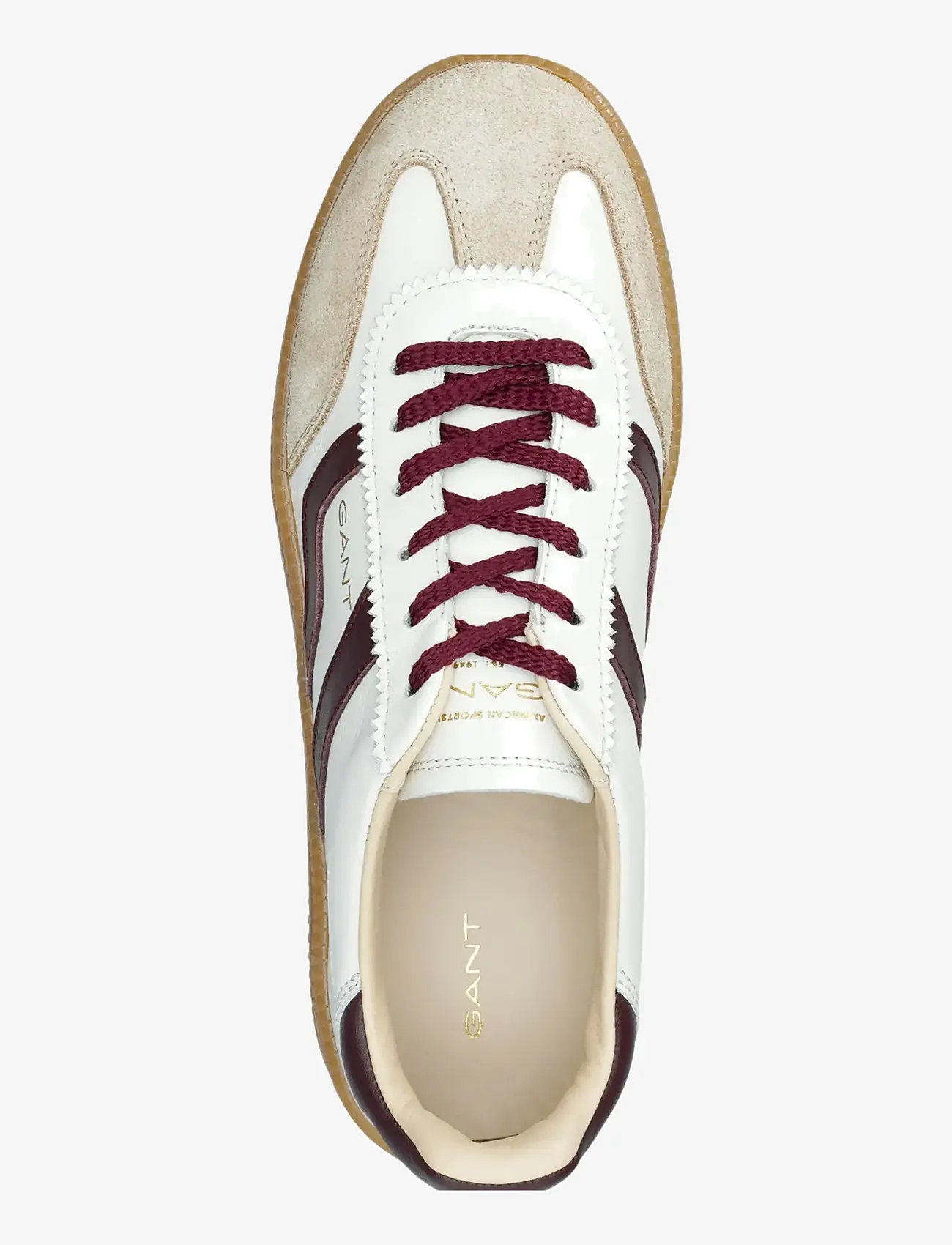 GANT - Cuzmani Sneaker - madala säärega tossud - off white/plum red - 4