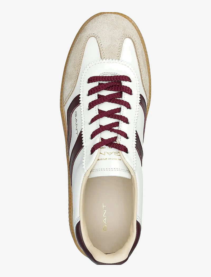 GANT - Cuzmani Sneaker - madala säärega tossud - off white/plum red - 4