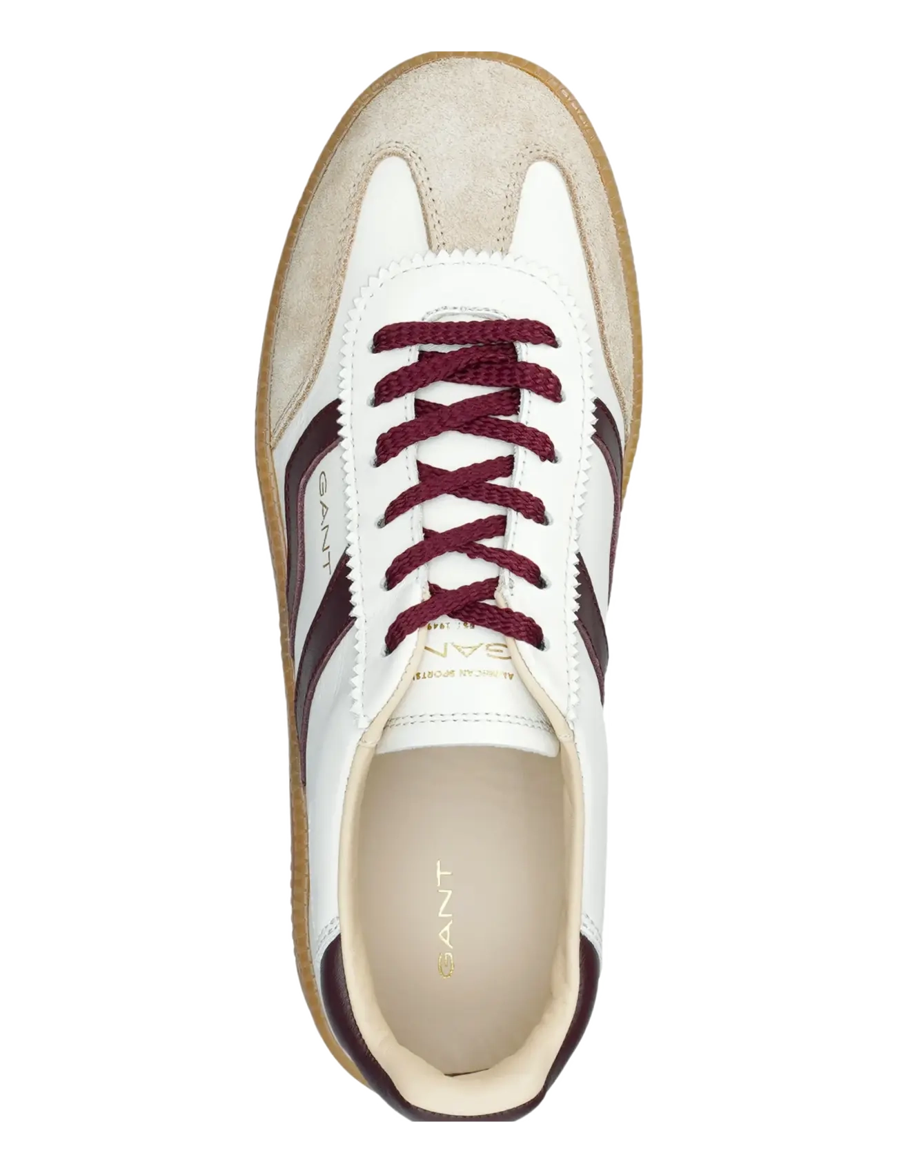 Gant - Cuzmani Sneaker - off white/plum red - 4