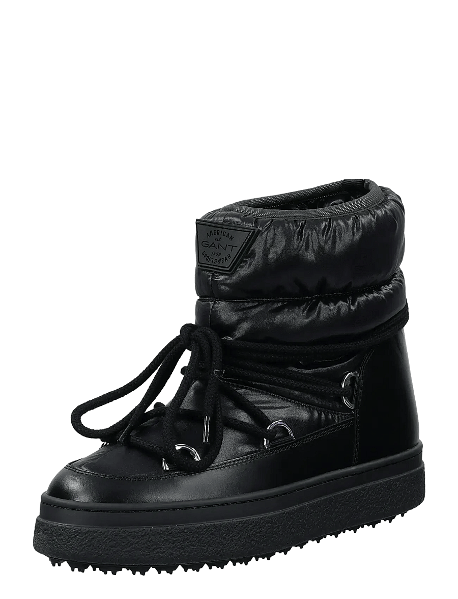 Gant - Snowhill Mid Boot - kängor - black - 0