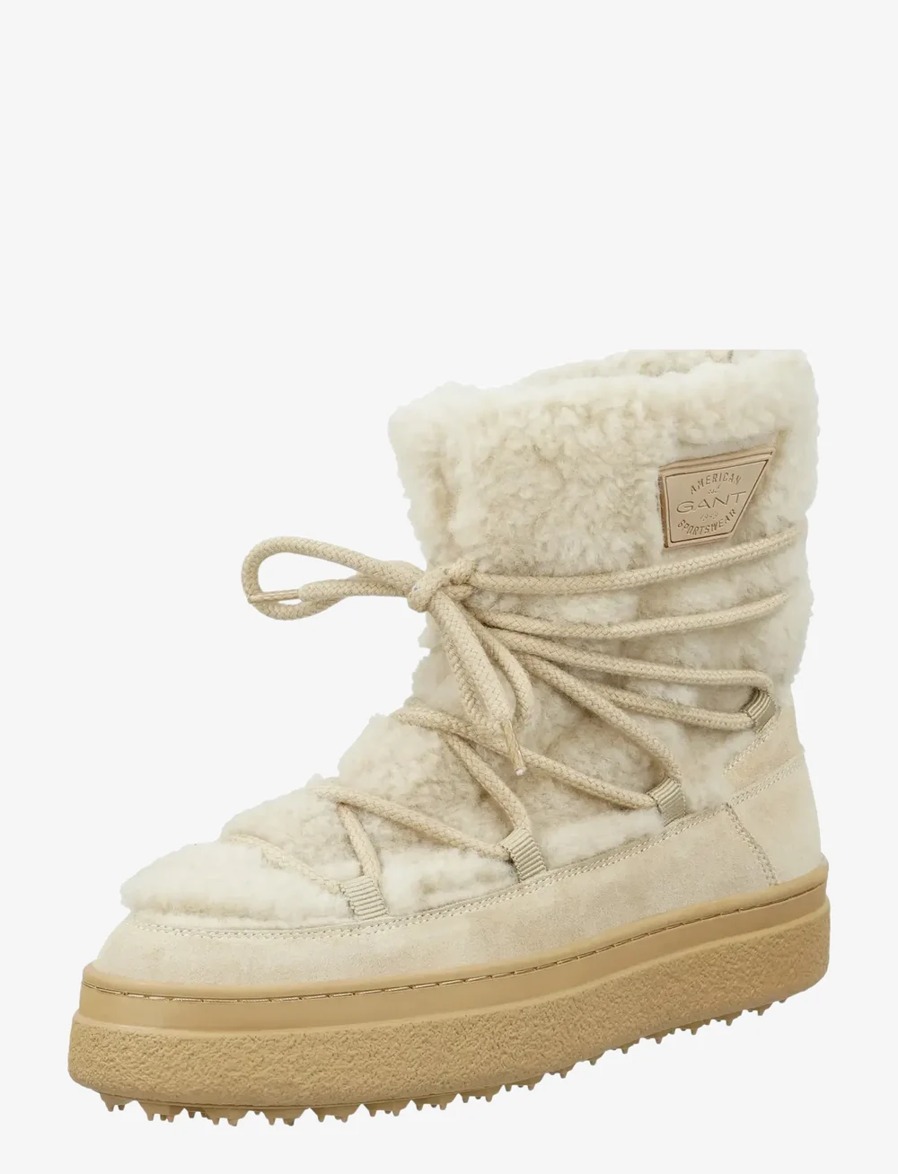 GANT - Snowhill Mid Boot - varmfodrade skor - sand - 0