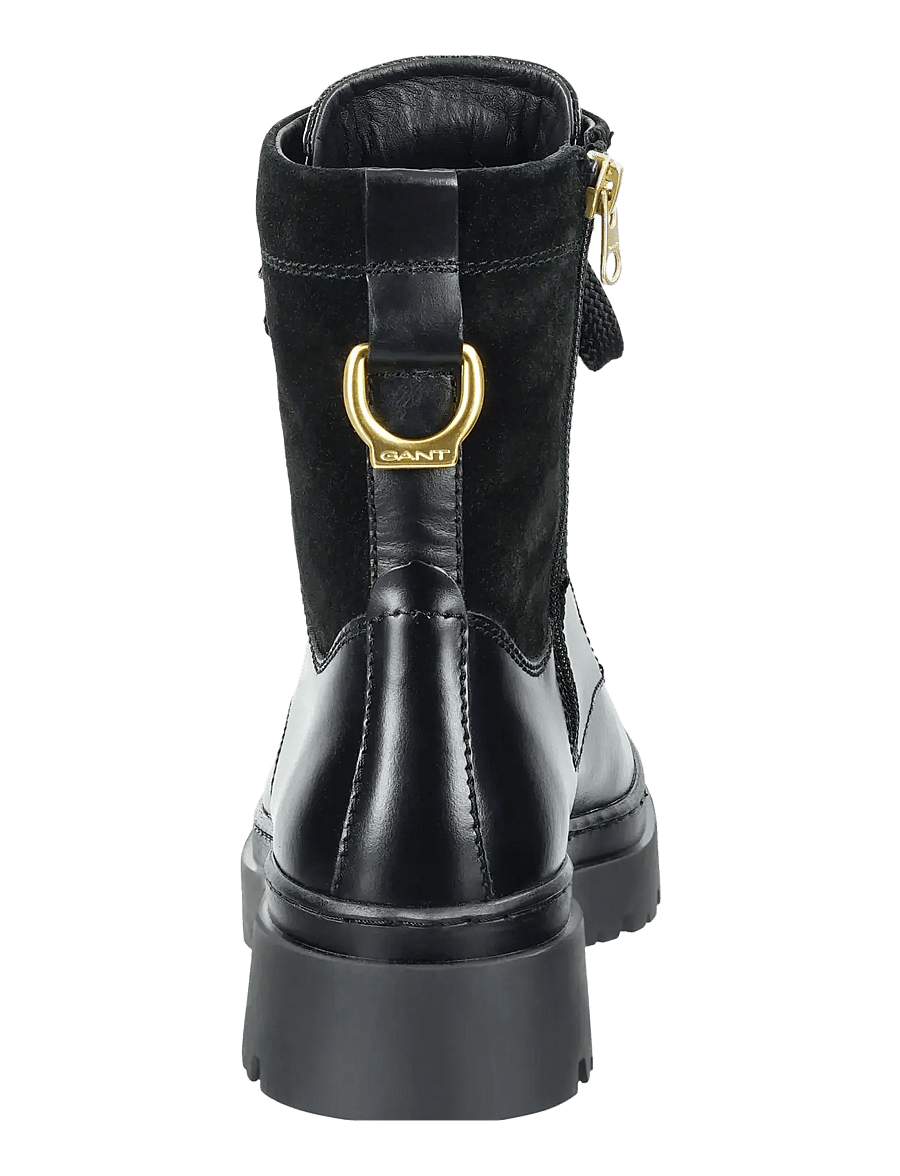 Gant - Aligrey Mid Boot - geschnürte stiefel - black - 4
