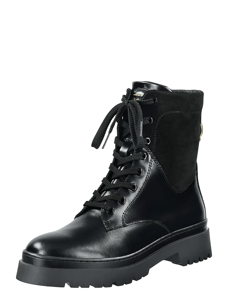 GANT - Aligrey Mid Boot - kängor - black - 0