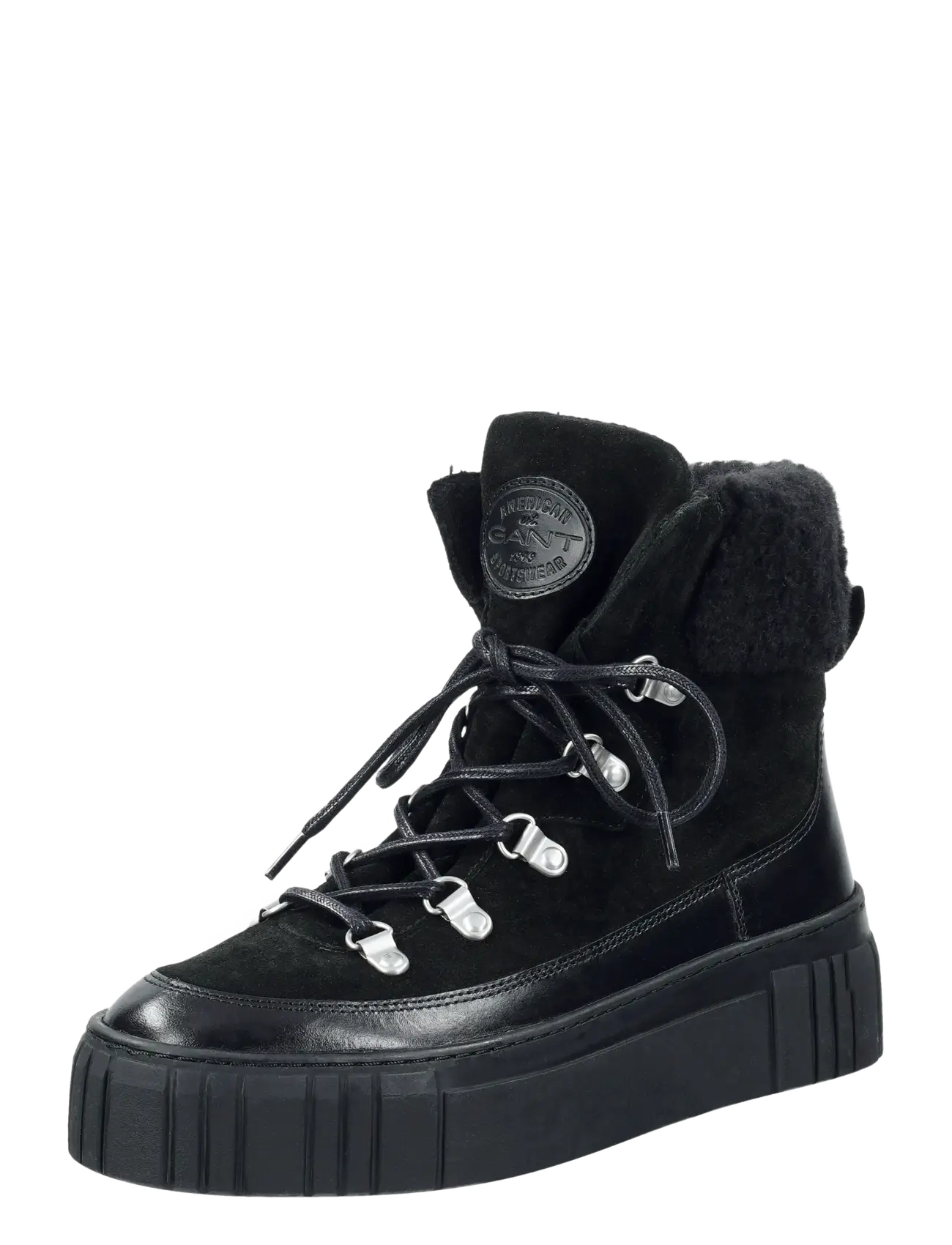 Gant - Snowmont Mid Boot - snørestøvler - black - 0