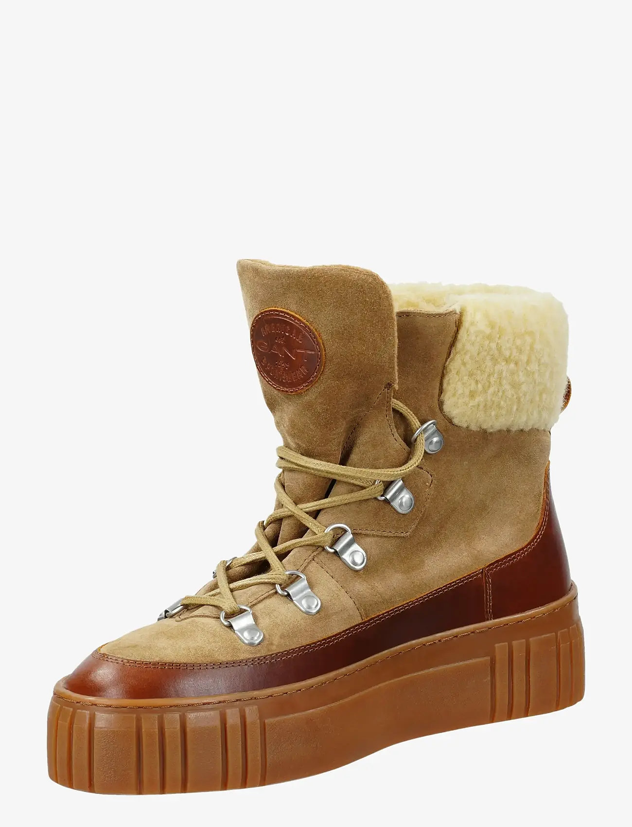 GANT - Snowmont Mid Boot - kängor - camel - 3