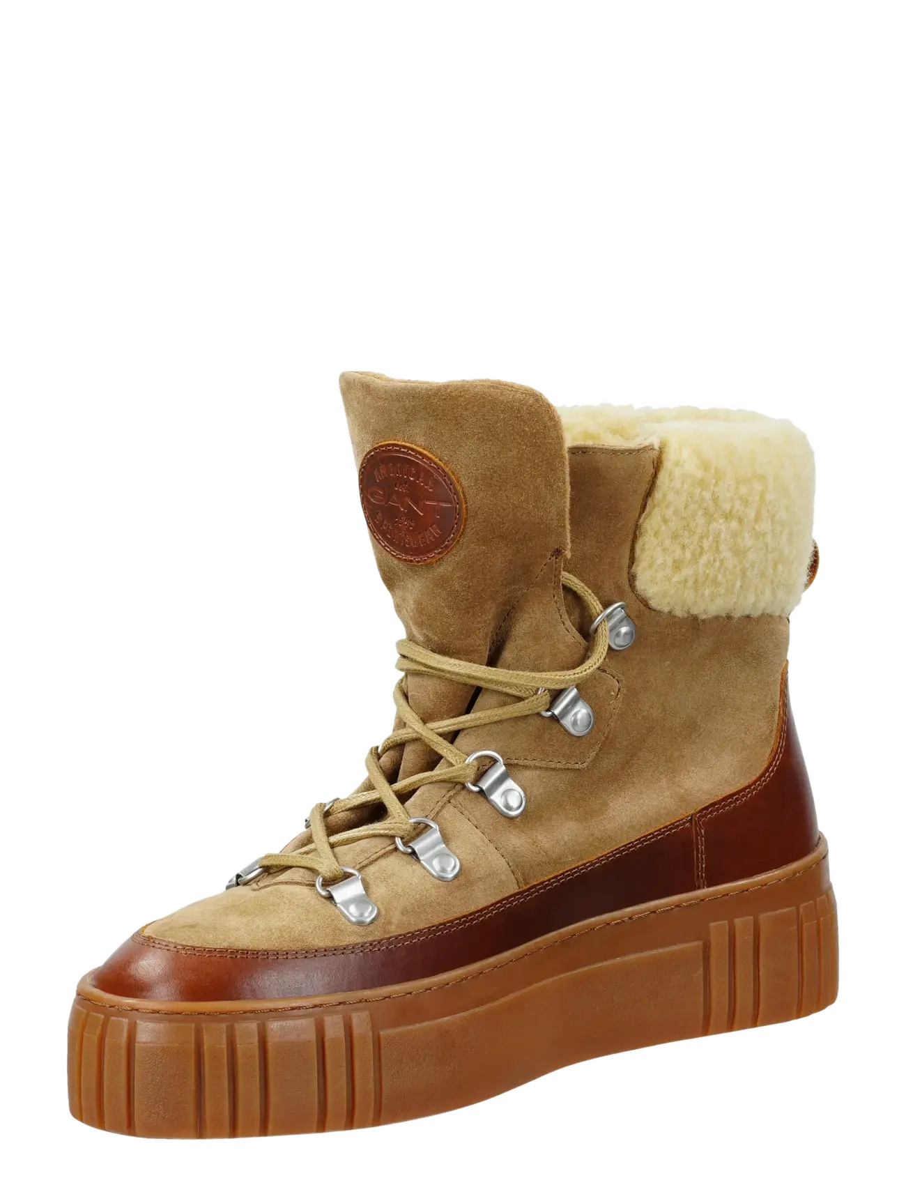 Gant - Snowmont Mid Boot - snørestøvler - camel - 3