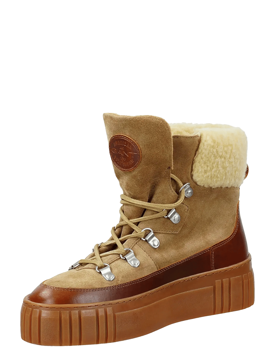 Gant - Snowmont Mid Boot - snøreboots - camel - 3