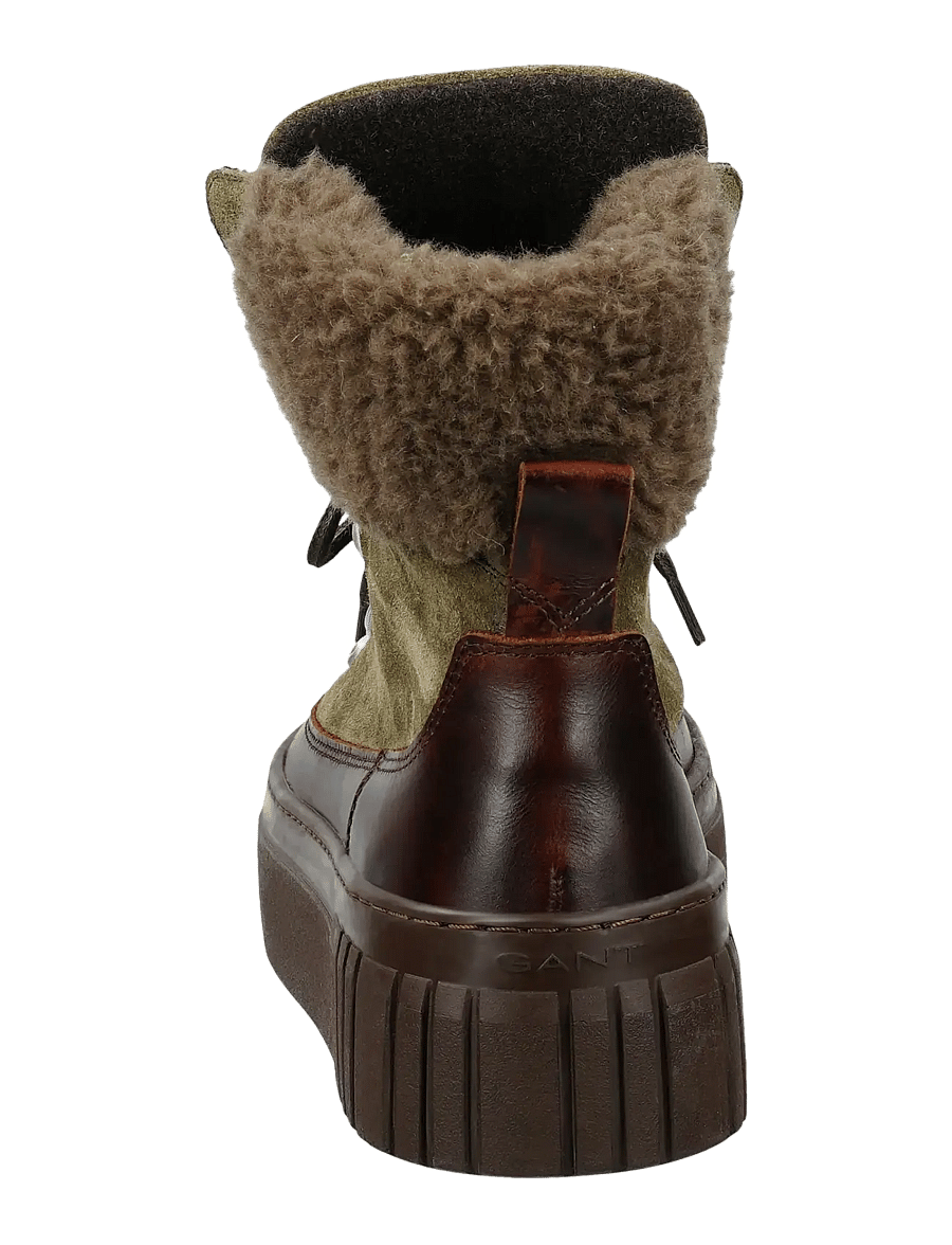 Gant - Snowmont Mid Boot - kängor - olive green - 1