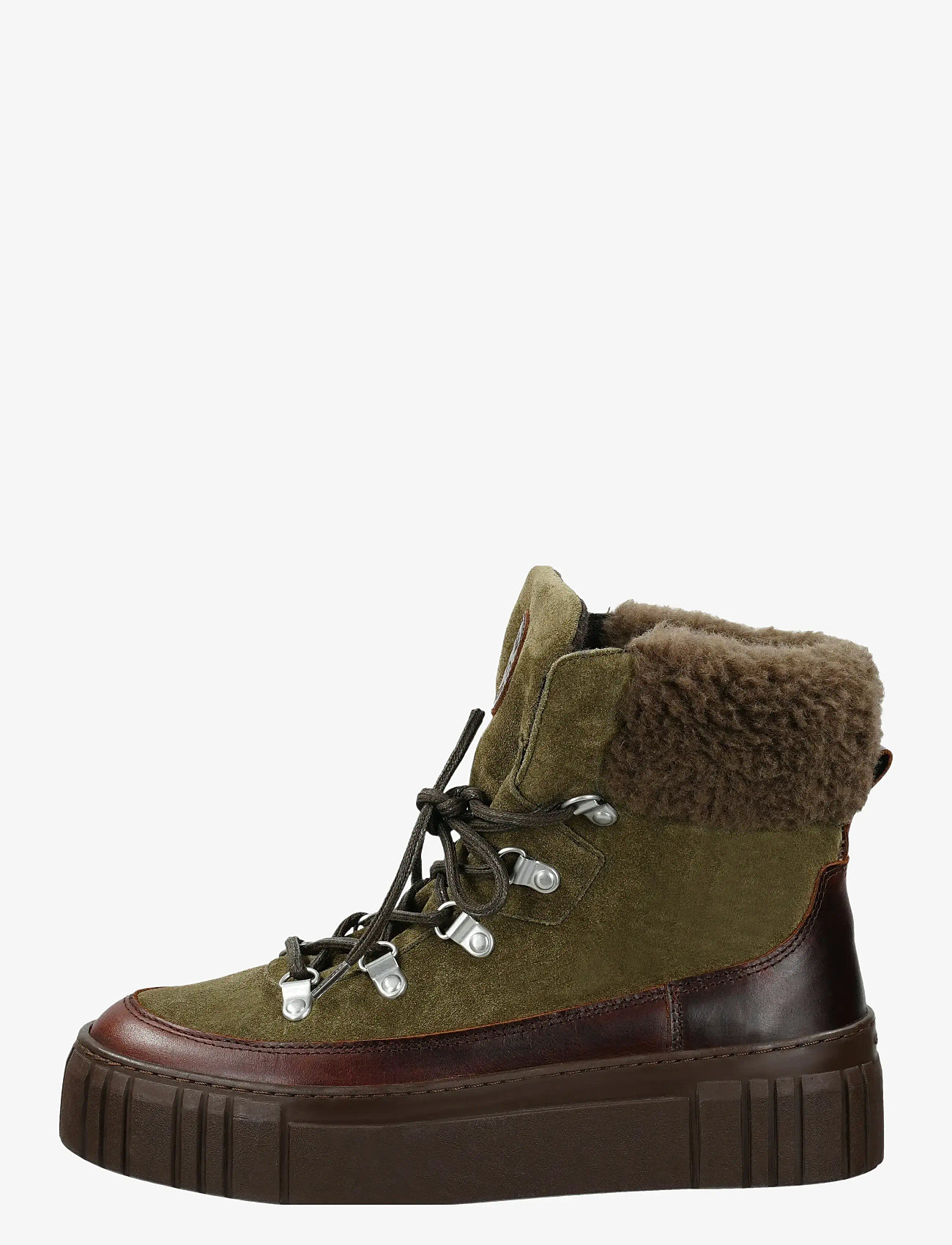 Gant - Snowmont Mid Boot - paeltega saapad - olive green - 2