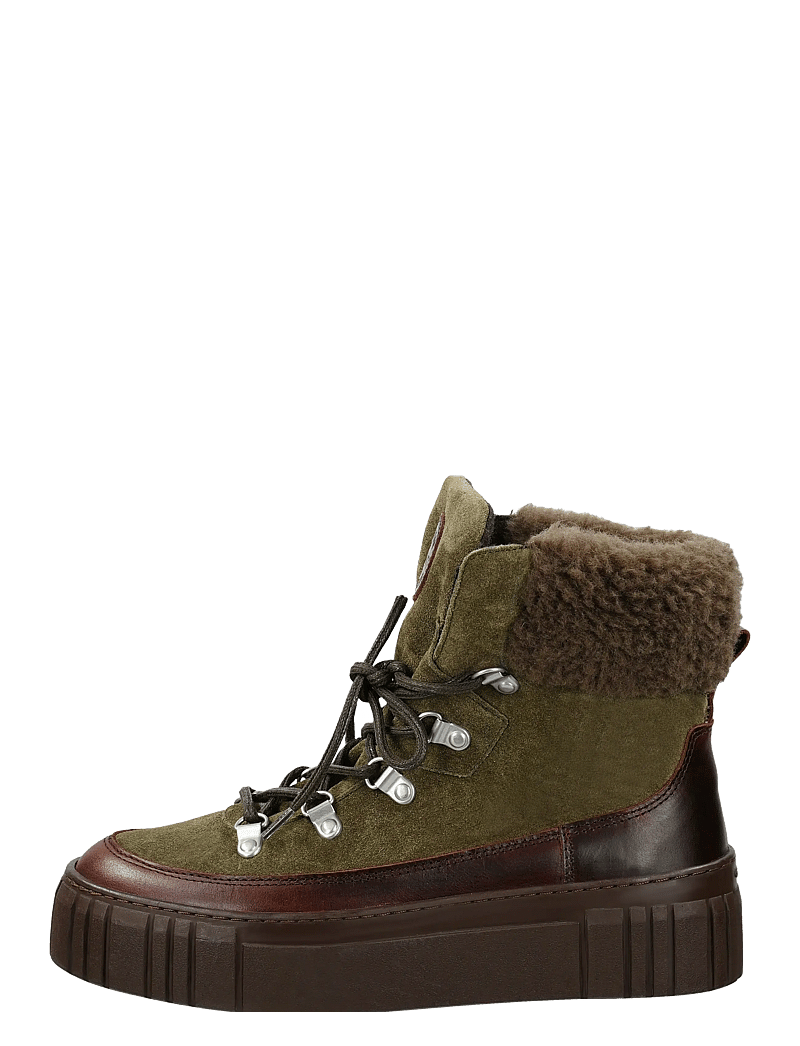 Gant - Snowmont Mid Boot - paeltega saapad - olive green - 2