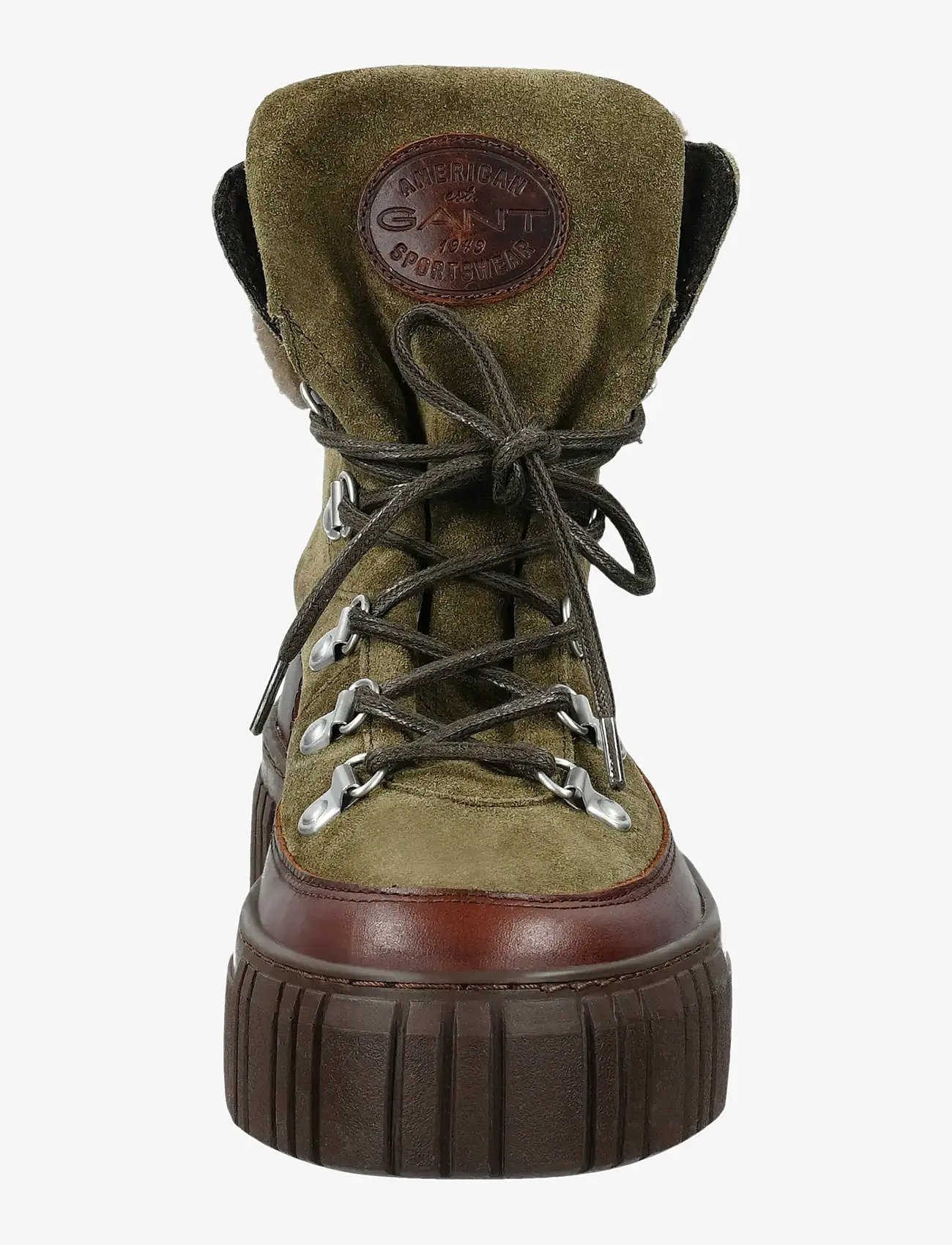 Gant - Snowmont Mid Boot - paeltega saapad - olive green - 3